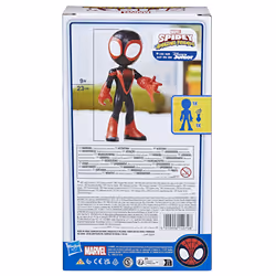 Marvel Spidey e I Suoi Fantastici Amici, mega Miles Morales, action figure da 22,5 cm, giocattolo per età prescolare, dai 3 anni in su - Vista aggiuntiva 5