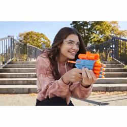 Nerf Elite 2.0 Prospect QS-4, blaster con 8 dardi originali Elite, può contenere fino a 4 dardi, mirino telescopico fisso - Vista aggiuntiva 7