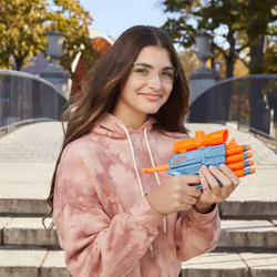 Nerf Elite 2.0 Prospect QS-4, blaster con 8 dardi originali Elite, può contenere fino a 4 dardi, mirino telescopico fisso - Vista aggiuntiva 8