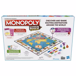 Monopoly F4007101 gioco da tavolo Monopoly Travel World Tour Famiglia