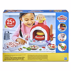 Play-Doh Kitchen Creations La Pizzeria, playset con 6 vasetti di pasta modellabile e 8 accessori - Vista aggiuntiva 4
