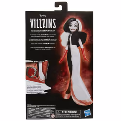 Disney Villains - Crudelia De Mon, fashion doll con accessori e vestiti rimovibili, giocattolo per bambini dai 5 anni in su - Vista aggiuntiva 6