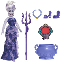 Disney Villains - Ursula, fashion doll con accessori e vestiti rimovibili, giocattolo per bambini dai 5 anni in su