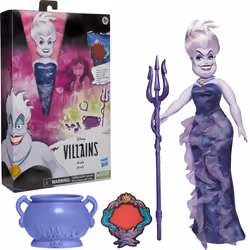 Disney Villains - Ursula, fashion doll con accessori e vestiti rimovibili, giocattolo per bambini dai 5 anni in su - Vista aggiuntiva 5