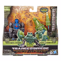 Transformers Hasbro Il Risveglio, Doppio Pacco con Armatura Optimus Primal, confezione da 2 action figure, Optimus Primal e Skullcruncher - Vista aggiuntiva 5