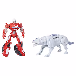 Transformers : Il Risveglio, Doppio Pacco con Armatura Arcee, confezione da 2 action figure, Rcee e Silverfang, 6 anno/i, Pla ...
