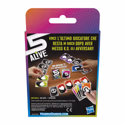Hasbro Gaming 5 Alive, gioco di carte per bambini e famiglie, facile da imparare, divertente gioco per tutta la famiglia, dagli 8 anni in su, da 2 a 6 giocatori - Vista aggiuntiva 6