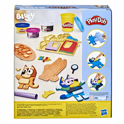 Play-Doh Kitchen Creations Playset Bluey Bandit & Chilli, playset le infinite combinazioni dei costumi di Bluey, con 11 vasetti - Vista aggiuntiva 4