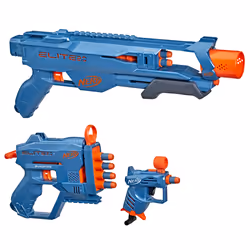 Nerf Elite 2.0 Loadout Triplo Pack: Fucile a pompa, 2 pistolee 14 proiettili - Vista aggiuntiva 2