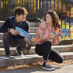Nerf Elite 2.0 Loadout Triplo Pack: Fucile a pompa, 2 pistolee 14 proiettili - Vista aggiuntiva 4