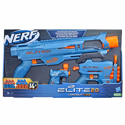 Nerf Elite 2.0 Loadout Triplo Pack: Fucile a pompa, 2 pistolee 14 proiettili - Vista aggiuntiva 7