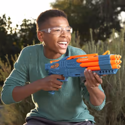 Nerf Elite 2.0 Ranger PD-5, blaster a raffica a 5 canne con azione a pompa, include 10 dardi originali Elite - Vista aggiuntiva 7