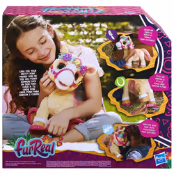 FurReal Cinnamon Il Mio Pony Stiloso, cucciolo di peluche interattivo per bambini dai 4 anni in su, giocattoli interattivi per bambini e bambine - Vista aggiuntiva 4