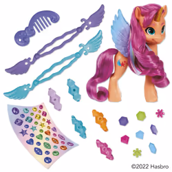My Little Pony Ribbon Hairstyles Sunny Starscout, 5 anno/i, Multicolore