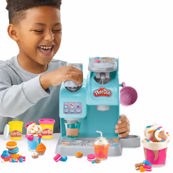 Play-Doh Kitchen Creations La Caffetteria Super Colorata di , playset con 20 accessori e 8 vasetti di pasta modellabile atossica, per bambini dai 3 anni in su - Vista aggiuntiva 6