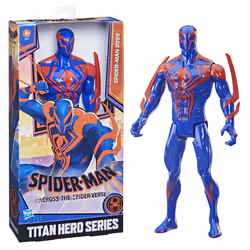 Marvel Spider-Man Titan Hero Series, Spider-Man 2099, action figure deluxe dal film "Spider-Man: Across the Spider-Verse", action figure collezionabile in scala da 30 cm, dai 4 anni in su