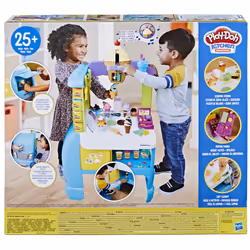 Play-Doh Il Super Camioncino dei Gelati, playset con cucina di grandi dimensioni con suoni realistici, 27 accessori, 12 vasetti di pasta da modellare atossica, giocattolo per bambini dai 3 anni in su - Vista aggiuntiva 5