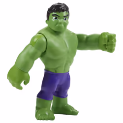 Marvel Spidey e I Suoi Fantastici Amici, mega Hulk, action figure da 22,5 cm, giocattolo per età prescolare, dai 3 anni in su - Vista aggiuntiva 6