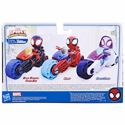 Marvel Spidey e I Suoi Fantastici Amici, Spidey con moto, action figure di Spidey con motocicletta giocattolo, giocattoli per bambini e bambine dai 3 anni in su - Vista aggiuntiva 5