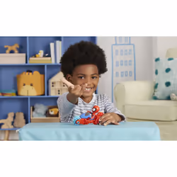 Marvel Spidey e I Suoi Fantastici Amici, Spidey con moto, action figure di Spidey con motocicletta giocattolo, giocattoli per bambini e bambine dai 3 anni in su - Vista aggiuntiva 7