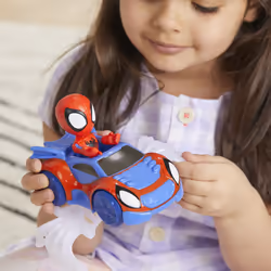 Marvel Spidey e I Suoi Fantastici Amici, set Spidey Web Crawler, action figure di Spidey con veicolo e accessorio, giocattoli , giocattoli per età prescolare, giocattoli di supereroi - Vista aggiuntiva 8