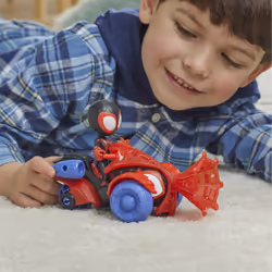 Marvel Spidey e I Suoi Fantastici Amici, set Techno Racer di Miles Morales: Spider-Man, action figure con veicolo e accessorio, giocattoli , giocattoli per età prescolare, giocattoli di supereroi - Vista aggiuntiva 7