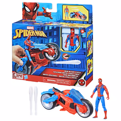 Marvel Spider-Man Marvel, Motocicletta Spara-Ragnatele di Spider-Man - Vista aggiuntiva 4