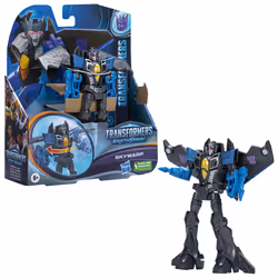 Transformers EarthSpark - Warrior Class, action figure di Skywarp da 6 cm, giocattoli per bambini e bambine dai 6 anni in su - Vista aggiuntiva 4