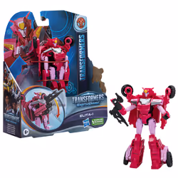 Transformers EarthSpark - Warrior Class, action figure di Elita-1 da 12,5 cm, giocattoli per bambini e bambine dai 6 anni in su - Vista aggiuntiva 4
