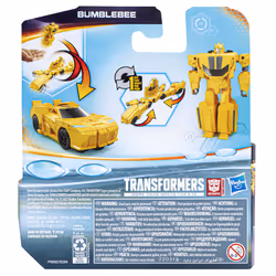 Transformers EarthSpark - Action figure di Bumblebee da 10 cm, conversione in 1 passaggio con lancio in aria, robot giocattolo per bambini e bambine dai 6 anni in su - Vista aggiuntiva 5