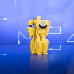 Transformers EarthSpark - Action figure di Bumblebee da 10 cm, conversione in 1 passaggio con lancio in aria, robot giocattolo per bambini e bambine dai 6 anni in su - Vista aggiuntiva 7
