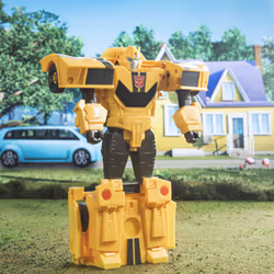 Transformers - EarthSpark, action figure di Bumblebee Spin Changer con action figure di Mo Malto - Vista aggiuntiva 5