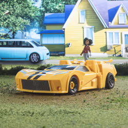 Transformers - EarthSpark, action figure di Bumblebee Spin Changer con action figure di Mo Malto - Vista aggiuntiva 7