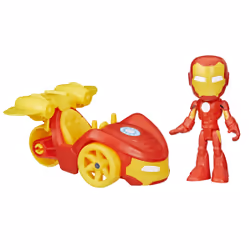 Marvel Spidey e I Suoi Fantastici Amici, set Iron Racer, action figure, veicolo e accessorio - Vista aggiuntiva 4
