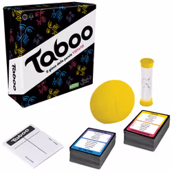 Hasbro Gaming Taboo, gioco da tavolo, giochi con parole da indovinare per adulti e adolescenti dai 13 anni in su, giochi per le feste per 4 o più giocatori - Vista aggiuntiva 4