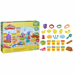 Play-Doh Grow Your Garden Toolset Set da gioco in argilla da modellare 454 g Multicolore
