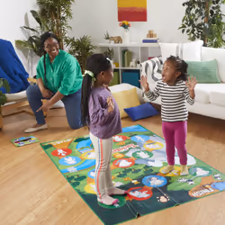 Hasbro Gaming Twister Junior, gioco in scatola, tappetino da gioco fronte-retro, 2 giochi in 1, gioco per bambini e bambine - Vista aggiuntiva 8