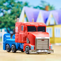 Transformers EarthSpark - Optimus Prime, action figure Spin Changer da 20 cm con action figure di Robby Malto da 5 cm, dai 6 anni in su - Vista aggiuntiva 4