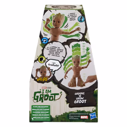 Marvel "I Am Groot", Groot balla e cresce, action figure interattiva da 34 cm, giocattoli - Vista aggiuntiva 4