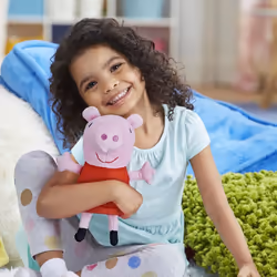 Peppa Pig - Peluche di Peppa, ride e grugnisce, animale di peluche interattivo con effetti sonori, giocattolo per età prescolare - Vista aggiuntiva 4