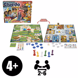 Hasbro Gaming Cluedo Junior 15 min Gioco da tavolo Deduzione - Vista aggiuntiva 8