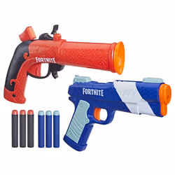 Nerf Fortnite , Dual Pack - Confezione da 2 blaster e 6 dardi Elite in gommapiuma, Blaster giocattolo, 8 anno/i, 99 anno/i, F ...
