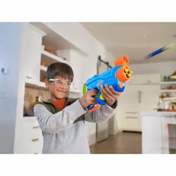 Nerf Elite Jr. Explorer, blaster facile da usare, impugnatura, caricamento e lancio facili, 8 dardi Elite, per bambini e bambine di 6 anni - Vista aggiuntiva 7