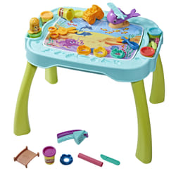 Play-Doh Il Mio Primo Tavolino delle Attività, tavolino da gioco tutto in uno, giocattoli per bambini e bambine, dai 3 anni in su, kit di pasta modellabile