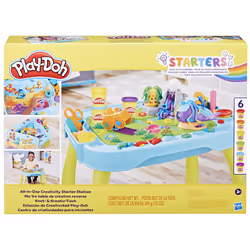 Play-Doh Il Mio Primo Tavolino delle Attività, tavolino da gioco tutto in uno, giocattoli per bambini e bambine, dai 3 anni in su, kit di pasta modellabile - Vista aggiuntiva 5