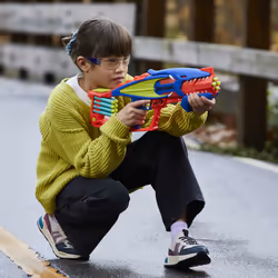 Nerf DinoSquad - Terrodak, 12 dardi Elite, design a forma di dinosauro, blaster in gommapiuma da 4 dardi per giochi all'aperto di bambini e bambine - Vista aggiuntiva 6