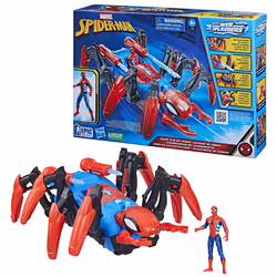 Marvel Spider-Man , Colpisci e Cattura Web Splasher, giocattoli di supereroi per bambini e bambine, dai 4 anni in su, lancia ragnatele e acqua, veicolo giocattolo di Spider-Man - Vista aggiuntiva 4