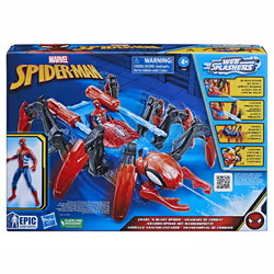 Marvel Spider-Man , Colpisci e Cattura Web Splasher, giocattoli di supereroi per bambini e bambine, dai 4 anni in su, lancia ragnatele e acqua, veicolo giocattolo di Spider-Man - Vista aggiuntiva 5