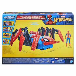 Marvel Spider-Man , Colpisci e Cattura Web Splasher, giocattoli di supereroi per bambini e bambine, dai 4 anni in su, lancia ragnatele e acqua, veicolo giocattolo di Spider-Man - Vista aggiuntiva 6