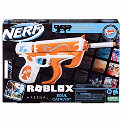 Nerf Roblox - Blaster Arsenal: Soul Catalyst , include un codice per riscattare un esclusivo articolo virtuale, 4 dardi Elite - Vista aggiuntiva 6